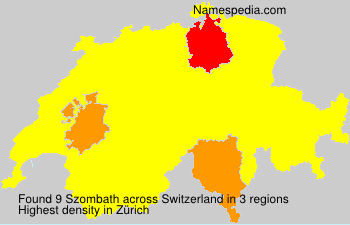 Surname Szombath in Switzerland Surname Szombath in Switzerland