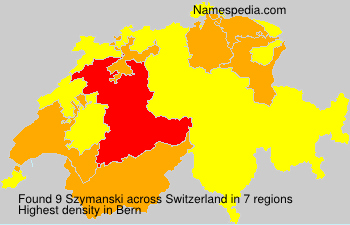 Surname Szymanski in Switzerland Surname Szymanski in Switzerland