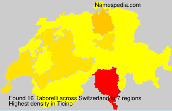 Surname Taborelli in Switzerland Surname Taborelli in Switzerland