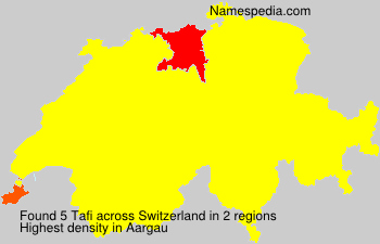 Surname Tafi in Switzerland Surname Tafi in Switzerland