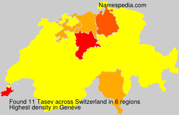 Surname Tasev in Switzerland Surname Tasev in Switzerland