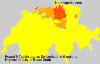 Surname Taskin in Switzerland Surname Taskin in Switzerland