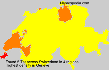 Surname Tat in Switzerland Surname Tat in Switzerland