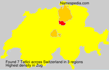 Surname Tatlici in Switzerland Surname Tatlici in Switzerland