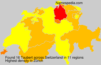 Surname Taubert in Switzerland Surname Taubert in Switzerland