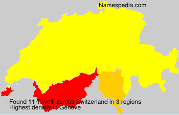 Surname Tavelli in Switzerland Surname Tavelli in Switzerland