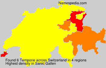 Surname Tempone in Switzerland Surname Tempone in Switzerland
