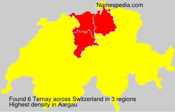 Surname Ternay in Switzerland Surname Ternay in Switzerland