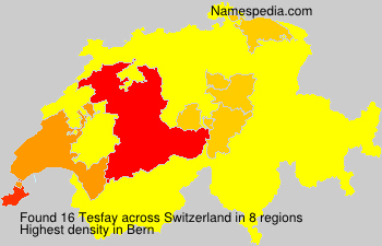 Surname Tesfay in Switzerland Surname Tesfay in Switzerland