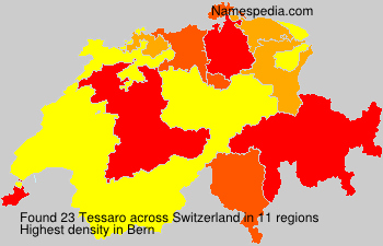 Surname Tessaro in Switzerland Surname Tessaro in Switzerland