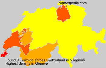 Surname Tewolde in Switzerland Surname Tewolde in Switzerland