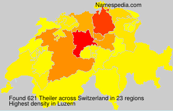 Surname Theiler in Switzerland Surname Theiler in Switzerland