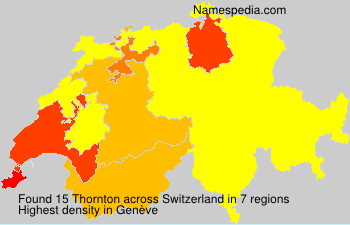 Surname Thornton in Switzerland Surname Thornton in Switzerland