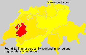 Surname Thurler in Switzerland Surname Thurler in Switzerland