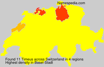 Surname Timeus in Switzerland Surname Timeus in Switzerland