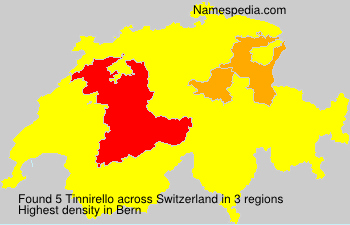 Surname Tinnirello in Switzerland Surname Tinnirello in Switzerland