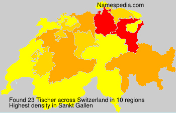 Surname Tischer in Switzerland Surname Tischer in Switzerland