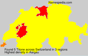 Surname Titone in Switzerland Surname Titone in Switzerland