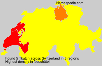 Surname Tkatch in Switzerland Surname Tkatch in Switzerland