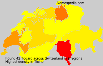 Surname Todaro in Switzerland Surname Todaro in Switzerland