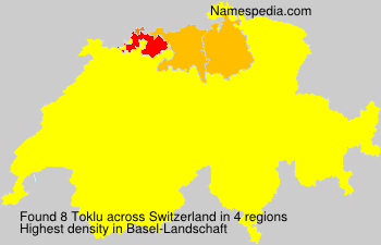 Surname Toklu in Switzerland Surname Toklu in Switzerland
