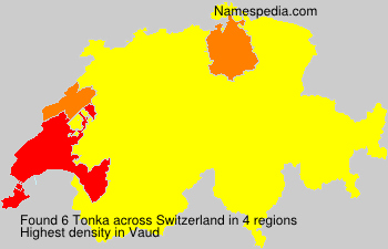 Surname Tonka in Switzerland Surname Tonka in Switzerland