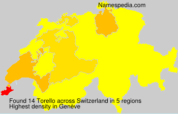 Surname Torello in Switzerland Surname Torello in Switzerland