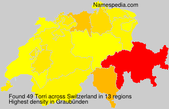 Surname Torri in Switzerland Surname Torri in Switzerland