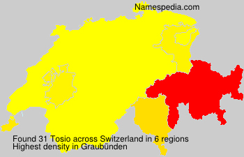 Surname Tosio in Switzerland Surname Tosio in Switzerland