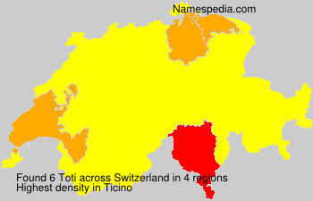 Surname Toti in Switzerland Surname Toti in Switzerland