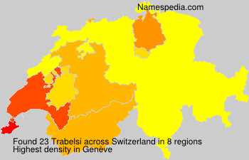Surname Trabelsi in Switzerland
