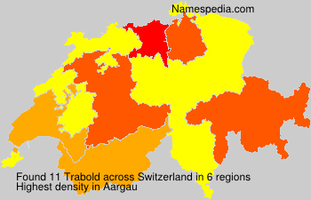 Surname Trabold in Switzerland Surname Trabold in Switzerland