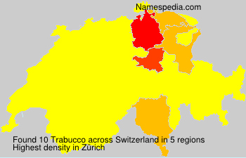 Surname Trabucco in Switzerland Surname Trabucco in Switzerland