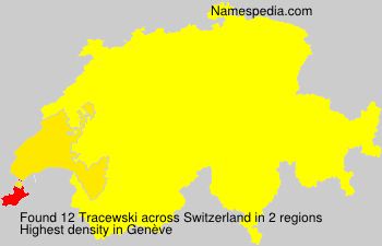 Surname Tracewski in Switzerland Surname Tracewski in Switzerland