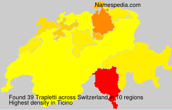 Surname Trapletti in Switzerland Surname Trapletti in Switzerland