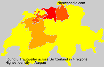 Surname Trautweiler in Switzerland Surname Trautweiler in Switzerland