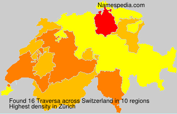 Surname Traversa in Switzerland Surname Traversa in Switzerland