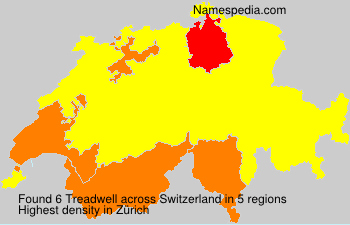 Surname Treadwell in Switzerland