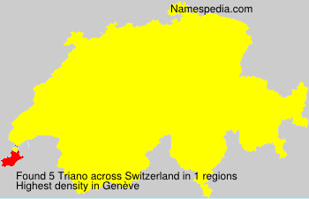 Surname Triano in Switzerland Surname Triano in Switzerland