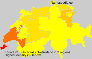 Surname Trillo in Switzerland Surname Trillo in Switzerland