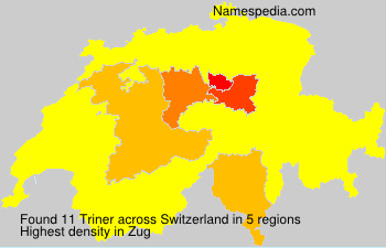 Surname Triner in Switzerland Surname Triner in Switzerland