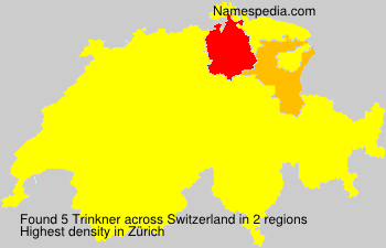 Surname Trinkner in Switzerland