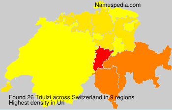 Surname Triulzi in Switzerland Surname Triulzi in Switzerland