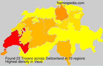 Surname Troiano in Switzerland Surname Troiano in Switzerland