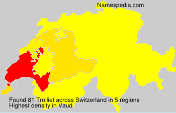 Surname Trolliet in Switzerland Surname Trolliet in Switzerland