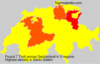Surname Trott in Switzerland Surname Trott in Switzerland