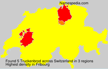 Surname Truckenbrod in Switzerland Surname Truckenbrod in Switzerland