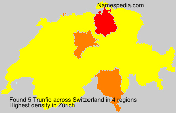 Surname Trunfio in Switzerland Surname Trunfio in Switzerland