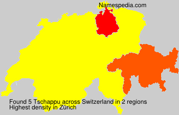 Surname Tschappu in Switzerland Surname Tschappu in Switzerland