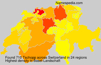 Surname Tschopp in Switzerland Surname Tschopp in Switzerland